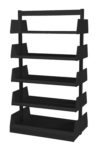 Black Color Shelves