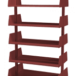 Cranberry Red Color Shelves