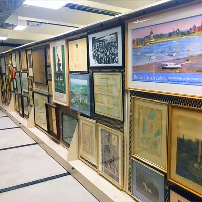 painting prints frame storage museum art storage